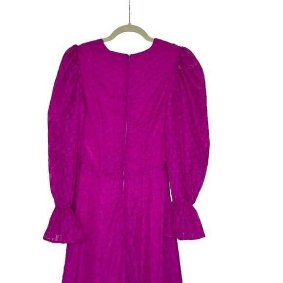 Love By Design Pink V Neck Long Sleeve Maxi Dress NEW | S - Picture 4 of 9